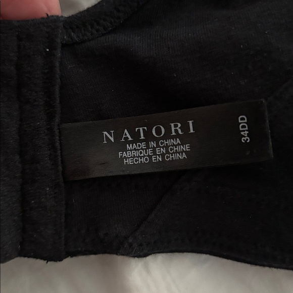 Natori BLACK cotton underwire sports bra 34DD. - Picture 12 of 16